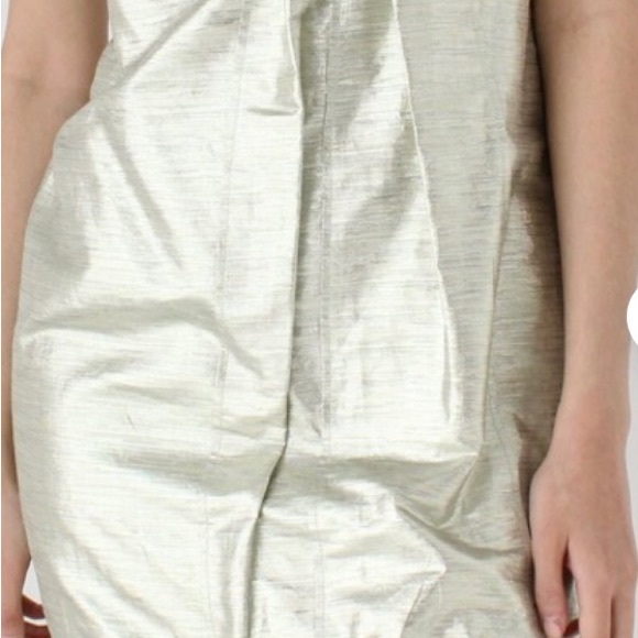 Gorgeous Stella McCartney silk light gold mini dress - Picture 4 of 10